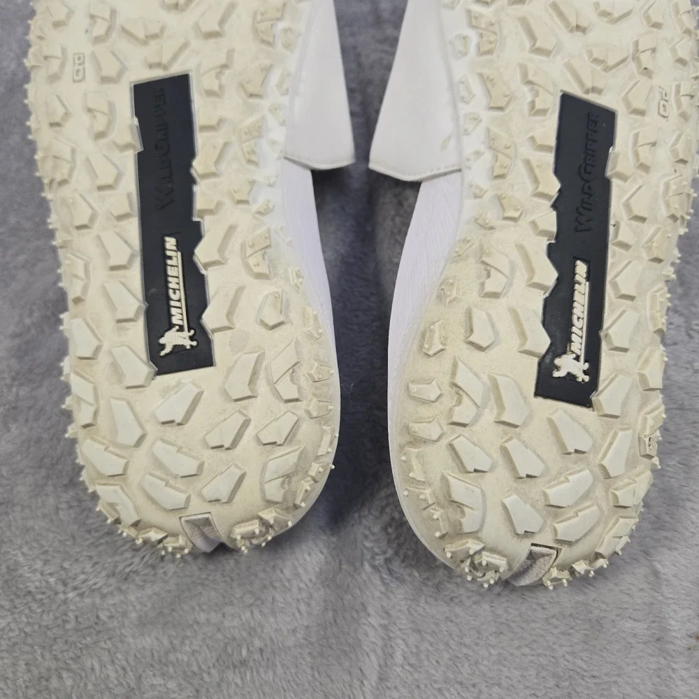 Under Armour Project Rock Slides Mens 10 White Michelin Gripper Sandals 3023761